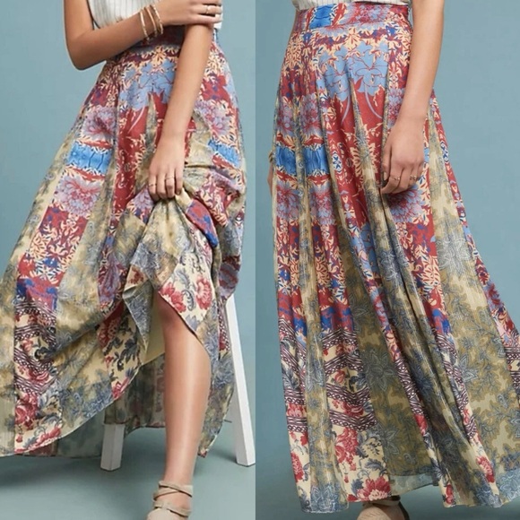 Anthropologie Dresses & Skirts - ANTHROPOLOGIE HEMANT & NANDITA ‘Louvre’ Boho Maxi Skirt